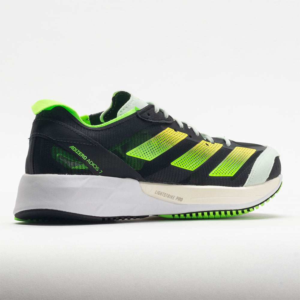 adidas adizero Adios 7 Women's Core Black/Beam Yellow/Solar Green