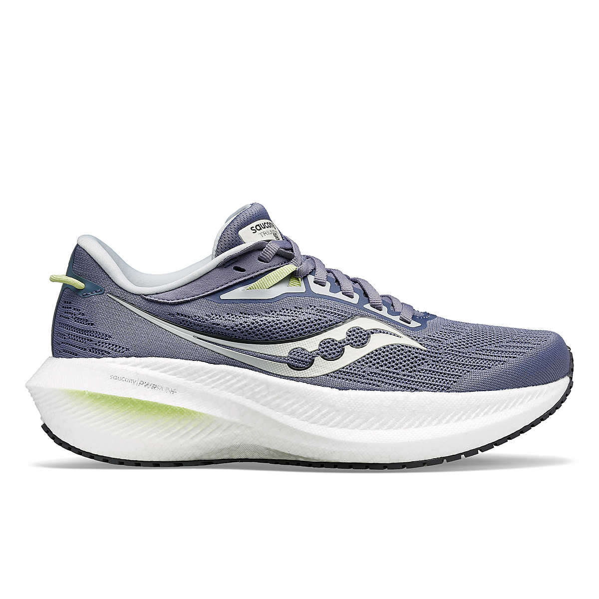 Women's Saucony Triumph 21, Iris/Fern, 9.5 B Medium