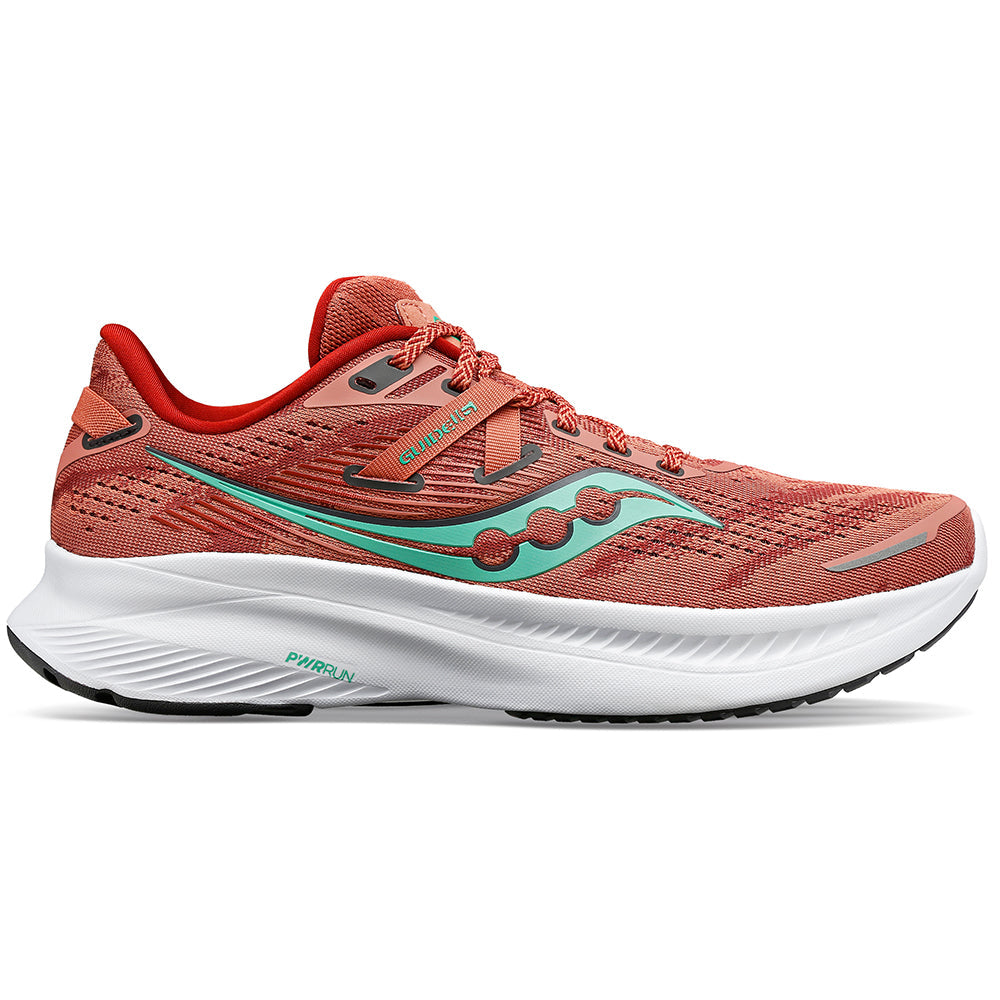 Women's Saucony Guide 16, Soot/Sprig, 8 D Wide