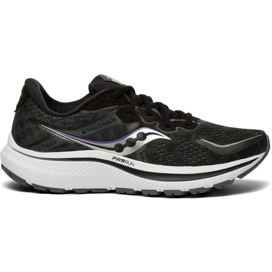 Women's Saucony Omni 20, Black/White, 8.5 B Medium