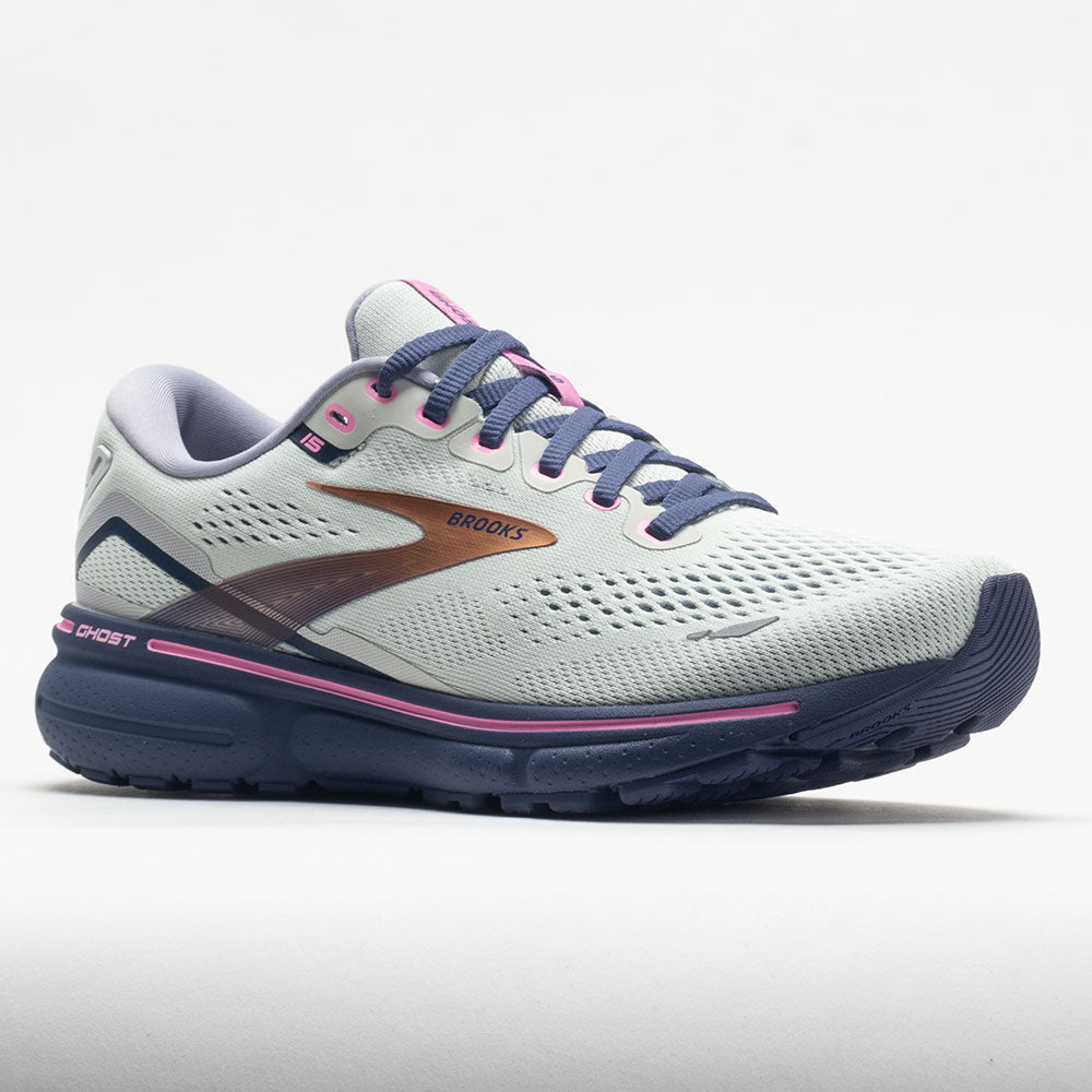 Brooks Ghost 15 Women's  Spa Blue/Neo Pink/Copper